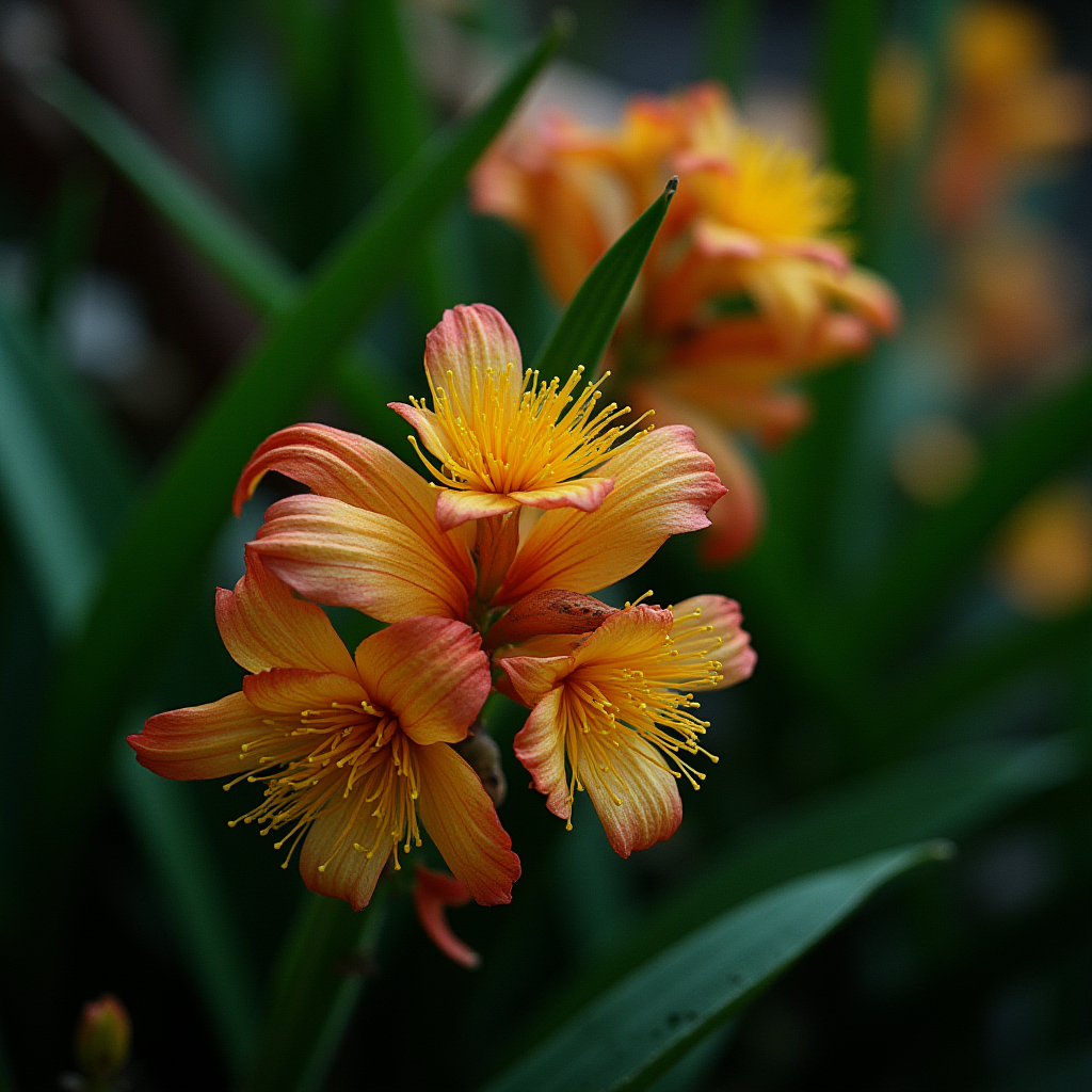 Harmonische Anordnung von Japandi Pflanzen auf einem minimalistischen Sideboard