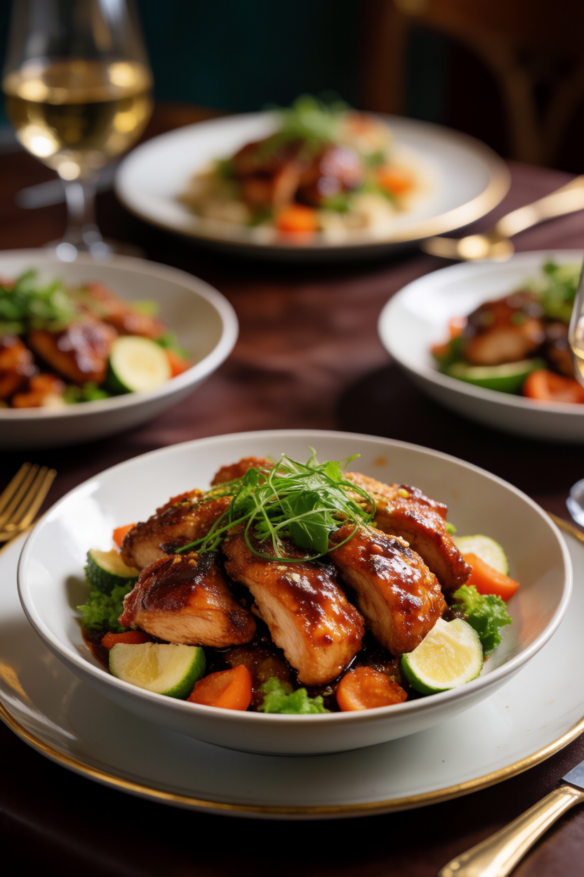 Delicious Healthy Sticky Chicken Bowls
