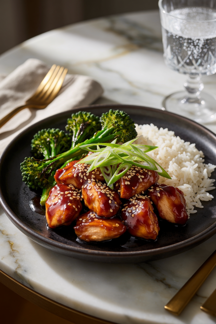 Delicious Healthy Sticky Chicken Bowls