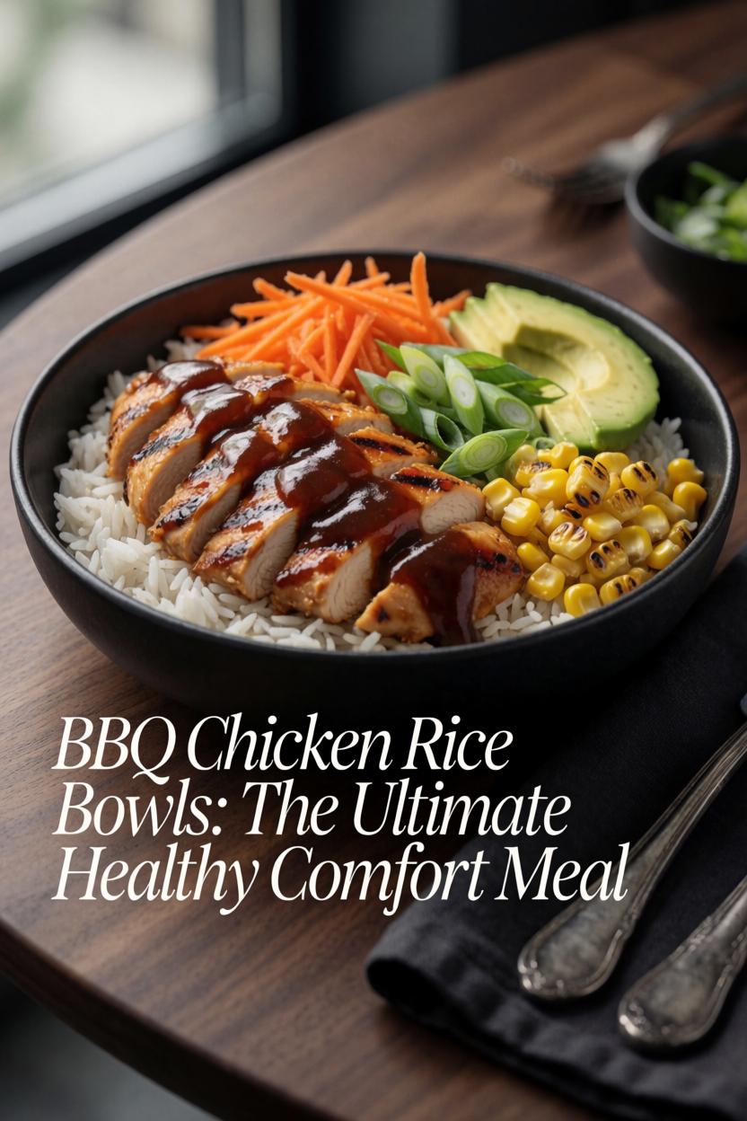 BBQ Chicken Rice Bowls: The Ultimate Healthy Comfort Meal