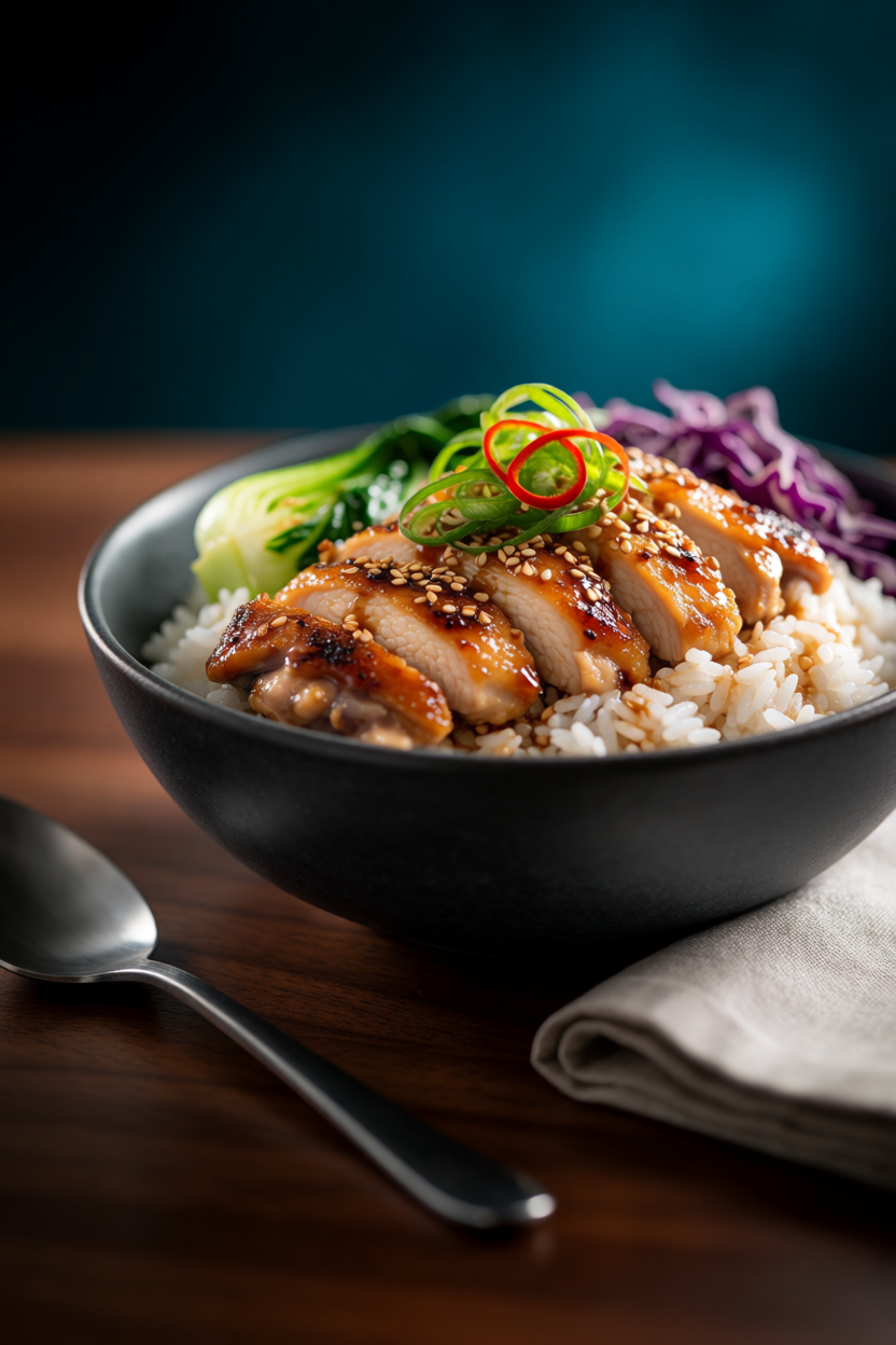 Weeknight Coconut Rice Bowl With Tender Chicken